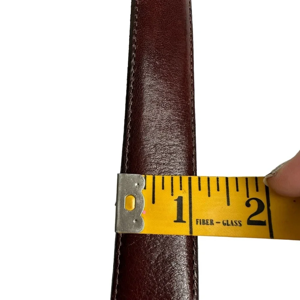 Brighton Belt Men’s 34.5” Brown Leather‎ Crafted in USA